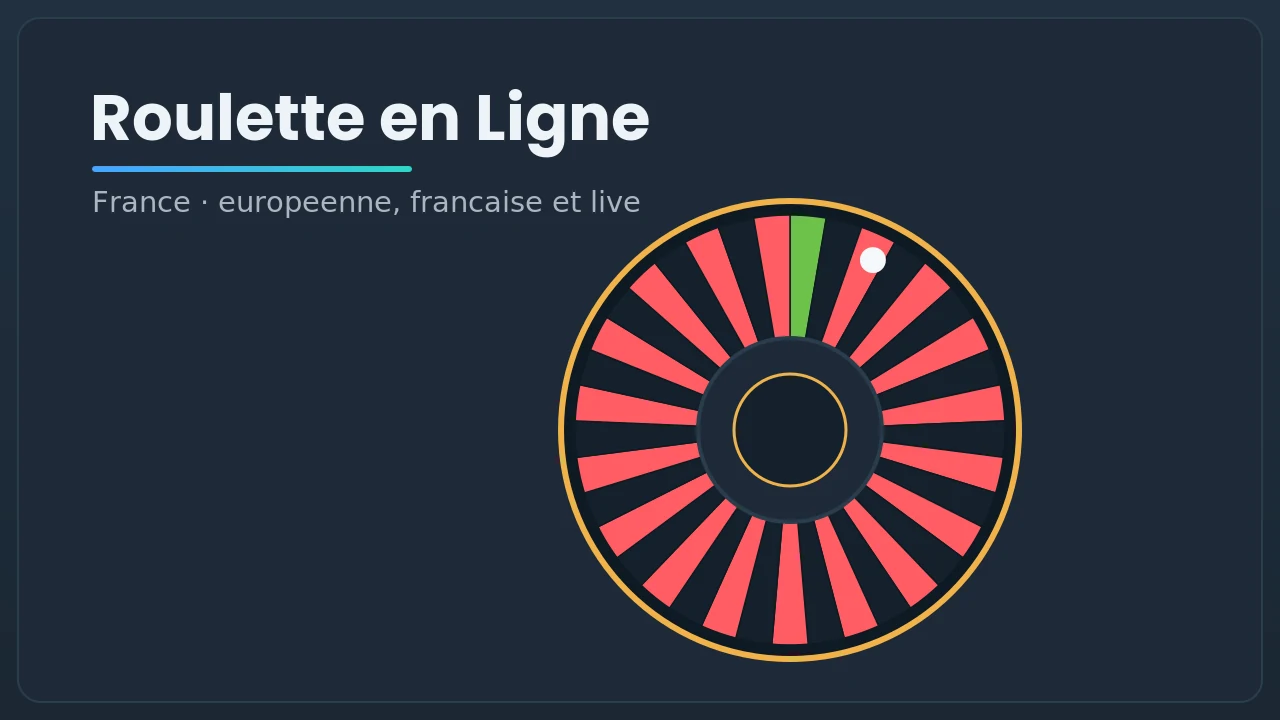 Roulette en ligne en France: variantes, types de mises et probabilités