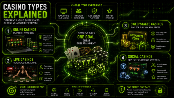 Casino types explained