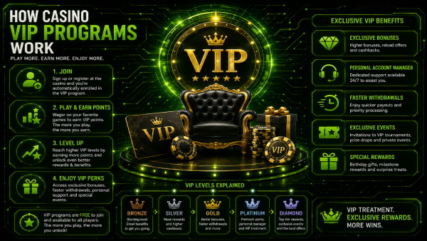 How casino VIP programs work