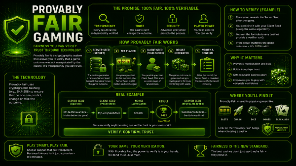 Provably fair gaming