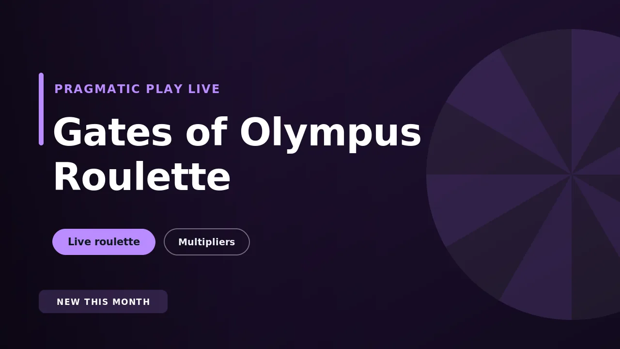 Gates of Olympus Roulette by Pragmatic Play Live, a live roulette table themed on the Gates of Olympus slot with multipliers