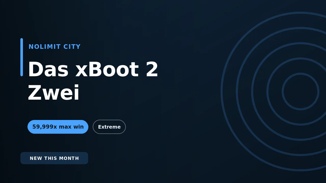Das xBoot 2 Zwei by Nolimit City, an extreme-volatility submarine slot with a 59,999x max win